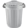 Tontarelli Bidone spazzatura con maniglie Tontarelli Aurora 8 l grigio chiaro
