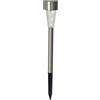 Lampada solare LED picchetto IP44 H 35 cm con vetro modellato