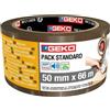 Nastro adesivo da imballaggio Noise Avana 50 mm x 66 m marrone