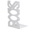 Fermalibri Books in ferro colore bianco 210x120x110 mm