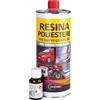 - Resina Poliestere liquida per impregnazione 750 ml con catlizzatore