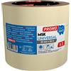 Nastro adesivo in carta solvente 30 mm x 50 m bianco 3 pz