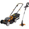 Worx Set tagliaerba + tagliabordi a batteria Worx 2x20 V 2 Ah