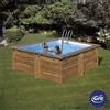 GRE pools Piscina in legno quadrata wpcarr3 Gre
