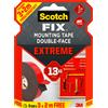 Nastro biadesivo permanente Scotch-Fix Extreme 19 mm x 5 m rosso