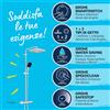 Sistema doccia con miscelatore termostatico Grohe Vitalio Comfort 250