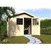 Decor et Jardin Casetta da giardino in legno Blockhaus Larissa sp. 28 mm H232xL317xP313 cm
