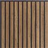 Pannello decorativo Hoogapanel Asia verticale noce 58x58 cm Sp. 1,1 cm