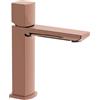 aQuasanit Miscelatore lavabo Coral rame lucido Ø 25 mm