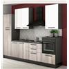 Cucina completa Petrol reversibile 300 cm