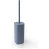 Portascopino bagno con tappo antigraffio Pod H 39 cm Made in Italy indaco