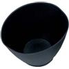 Secchio per stucco 0,6 l nero