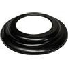 Rosone per canale da fumo serie Pellet Ø 80 mm nero