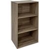 Libreria 3 ripiani in pannello truciolare Sonoma 40x29,5x80 cm