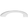 Set 2 maniglie in zama bianco opaco int. 64 mm