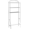Mobile lavatrice in metallo con 3 ripiani 69x32 h.179 cm