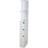 Mobile bagno a colonna in pannello truciolare 2 cassetti 15x3x136 cm
