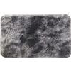 Tappeto pelo lungo Furry in poliestere 100% 60x90 cm grigio fumo