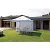 Gazebo in ferro e poliestere pieghevole anti-pooling 300x300 cm