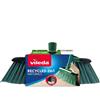 Vileda Scopa Vileda Recycled 2in1 materiale riciclato fibre nere e verdi