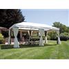 Gazebo in alluminio e poliestere resinato 600x300 cm