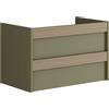 Mobile bagno base lavabo Riviera 79,5x50x45,5 cm salvia opaco laccato