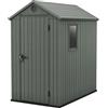 Casetta da giardino Keter in resina Darwin sp. 16 mm verde 2,2 m²