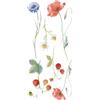 Sticker autoadesivo 2FG 15x31 cm Fields flowers
