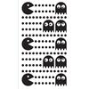 Sticker autoadesivo 1FG 15x31 cm Pac man