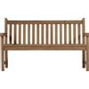 Panchina in teak 150x55xH91,5 cm 3 posti