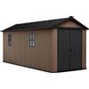 Casetta da giaridno Keter in resina Newton sp. 20 mm marrone 10,4 m²