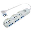 Presa mult. 3p30-6 10/16+int. cavo 1, 5m