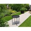 Tavolino da giardino in ferro antracite Ø 46x H 52 cm