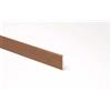 Battiscopa in mdf rivestito noce rustico H 5,8 cm