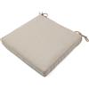 Cuscino per sedia beige 40x40x5 cm