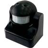 ELECTRALINE Sensore di movimento luci con interruttore IP44 nero