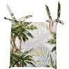 Cuscino sedia sfoderabile Palm Beach 40x40 cm verde