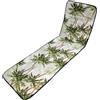 Cuscino lettino Palm Beach 188x58 cm verde