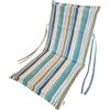 Cuscino spalla bassa con aletta 90x45 cm riga azzurro
