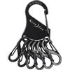 - Portachiavi con 6 moschettoni Nite Ize nero