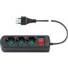 Vimar Presa mobile multipla Vimar 2P+T 10 A 250 V nero