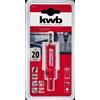 KWB Fresa a tazza bim hss con gambo hex e punta di centraggio Ø 20 mm