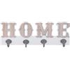 Portachiavi in mdf "home" legno naturale e bianco