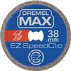 Dremel Disco da taglio Premium per metalli Dremel Max EZ Speedclic 38 mm