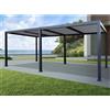 Pergola bioclimatica in alluminio Solanum Twin 300x600xH240 cm antracite