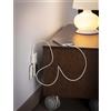 Adattatore flat USB con spina 10A bianco