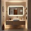 Specchio reversibile sabbiato retroilluminato LED COMET 120x70 cm