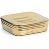 Portasapone bagno Kelly in ceramica oro