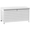 Baule da esterno con ruote 138x72x75 cm bianco
