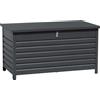 Baule da esterno con ruote 138x72x75 cm nero